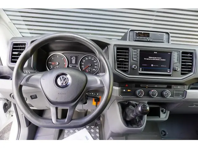 Volkswagen Crafter Dubbellucht 3500kg L3H3 L2H2 Glasresteel Apple Carplay Camera Tacho 3-zits