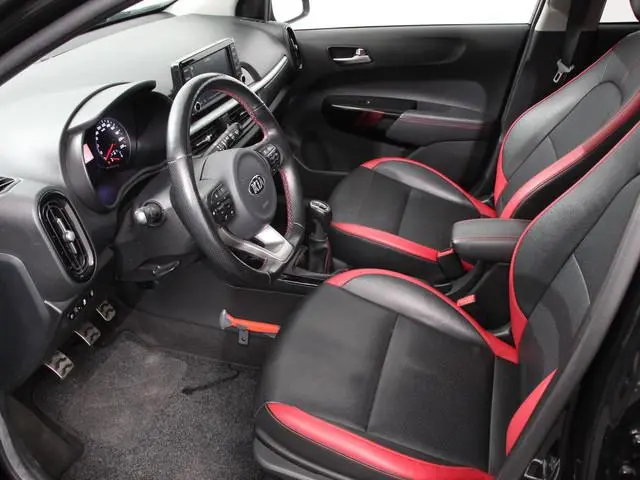 Kia Picanto 1.0 T-GDI GT-Line Leder Keyless Navigatie Apple Carplay/Android Auto Stoelverwarming Lic...
