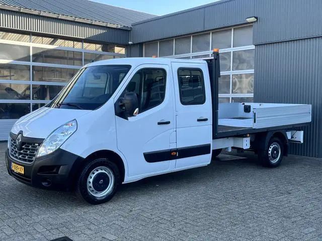 Renault Master T35 2.3 dCi L3 DC Airco Cruise controle Trekhaak 2500kg trekgewicht Pick-up Openlaadb...