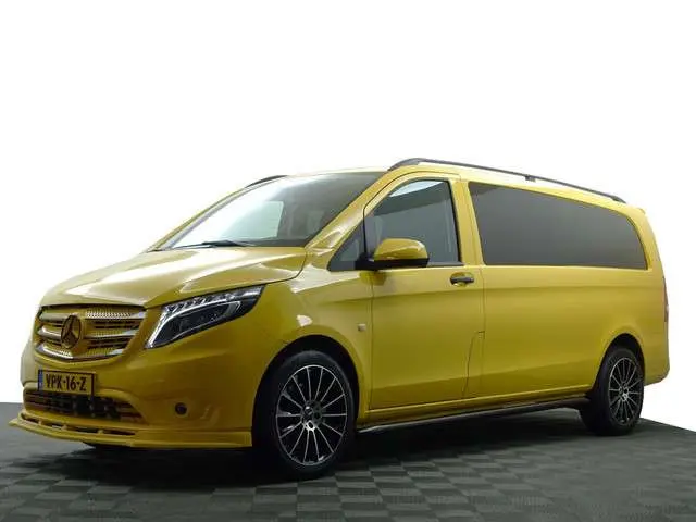 Mercedes-Benz Vito 114 CDI Extra Lang AMG Night Edition Aut- Dubbele Cabine, 5/6 Pers, Xenon Led Matrix, Park Assist, Stoelverwarming