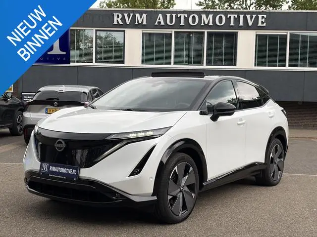 Nissan Ariya e-4ORCE Evolve 91 kWh | TOPSTAAT | NISSAN DEALER ONDERHOUDEN | PANODAK |  STOELVERWARMI...