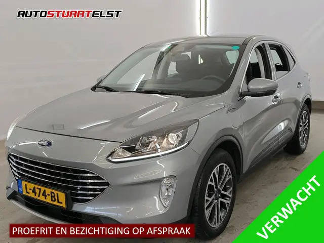 Ford Kuga 2.5 PHEV Titanium 1e Eigenaar | Volledig Onderh | BTW | NAP | SOH91% | Trekhaak | 2 Kabels...