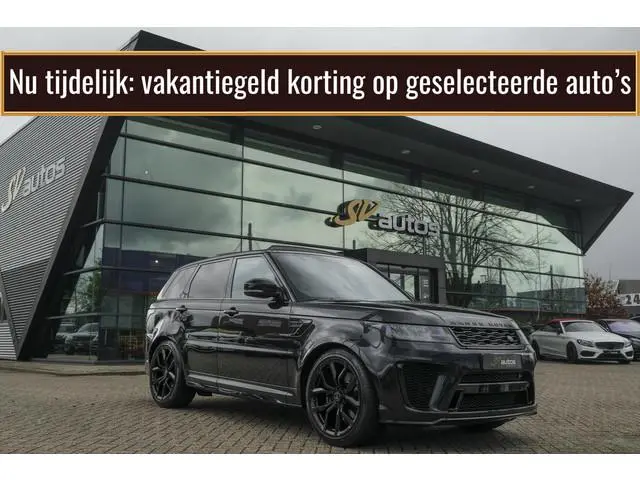 Land Rover Range Rover Sport P575 SVR 575pk Panoramadak *BTW* Head-up Alcantara Schaalstoelen 22" LM...