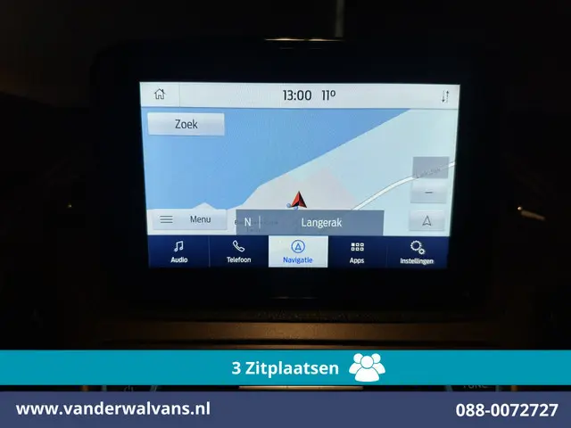 Ford Transit Connect 1.5 EcoBlue L2H1 Euro6 Airco | 3-Zits | Camera | Navigatie | LM velgen Verwarmd...