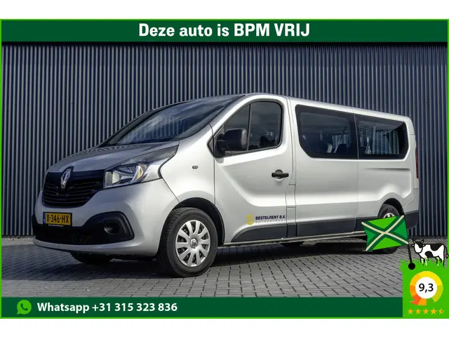 Renault Trafic Passenger **1.6dCi 9-Pers L2H1 | Incl. BPM, BTW vrij | R-Link | Navi | Airco | Cruise...