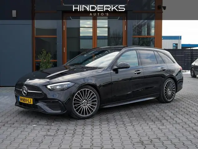 Mercedes-benz C-klasse Estate 200 AMG Line | Pano | Digital | Trekhaak | Sfeer | 360 Graden 