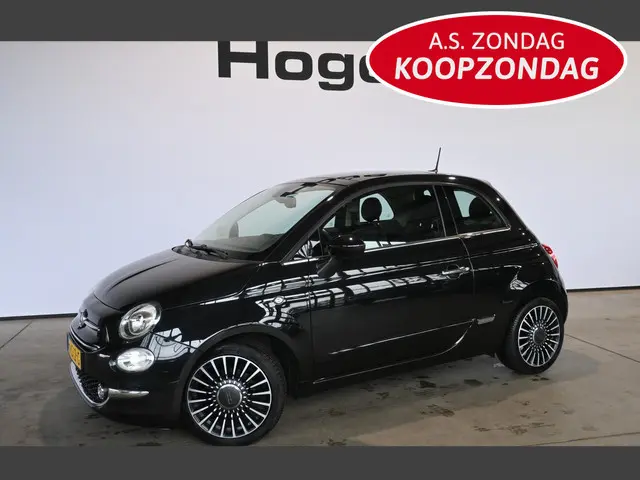 Fiat 500 0.9 TwinAir Turbo Lounge Automaat Carplay Stoelverwarming Schuifdak Inruil Mogelijk!