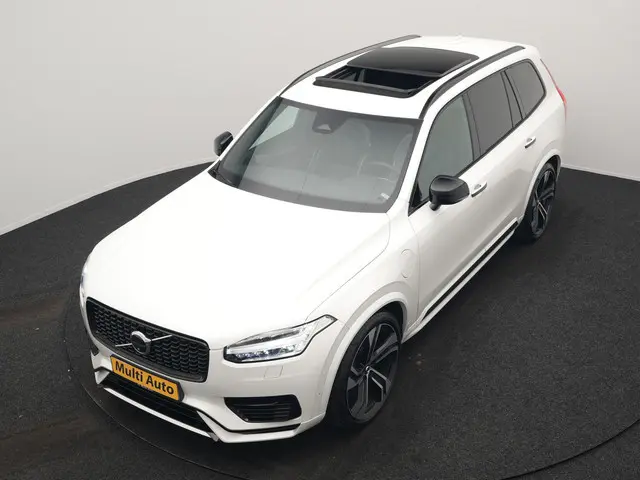 Volvo XC90 T8 Recharge AWD Ultimate Dark 7 Persoons LONG RANGE PHEV 455pk Dealer O.H | Trekhaak Af F...