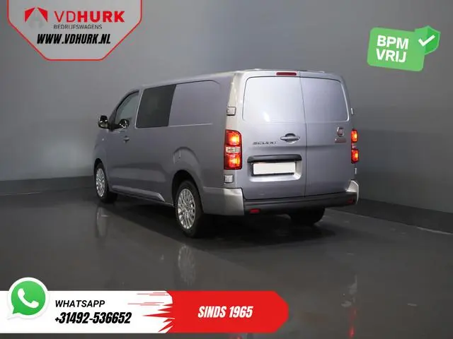 Fiat Scudo 2.0 MJ 145 pk DC Dubbel Cabine 6 Pers./ Camera/ Cruise/ PDC/ DAB/ Airco