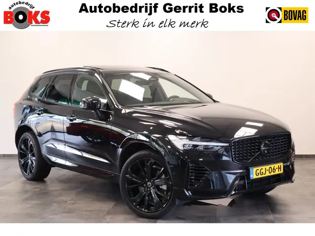 Volvo XC60 2.0 T8 Plug-in hybrid AWD Ultra Black Edition H&K Long Range Luchtvering 24 maanden garantie mogelijk (*vraag naar de voorwaarden)