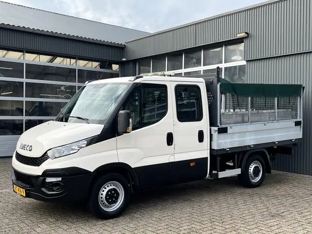 Iveco Daily 35S11D 2.3 345 7 persoons 3500kg trekgewicht Airco Euro 5 Pick-up Open laadbak Bakwagen...