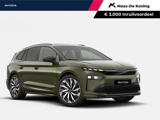 Škoda Enyaq iv Business Edition Elektromotor 210 kW / 286 PK SUV 21'' velgen | Panoramisch schuif/ka...