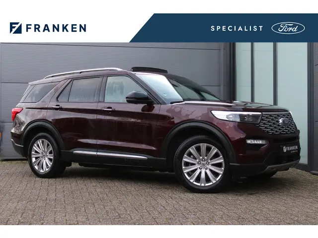 Ford Explorer 3.0 V6 EcoBoost PHEV Platinum | Panoramadak | Leder | Massage | B&O
