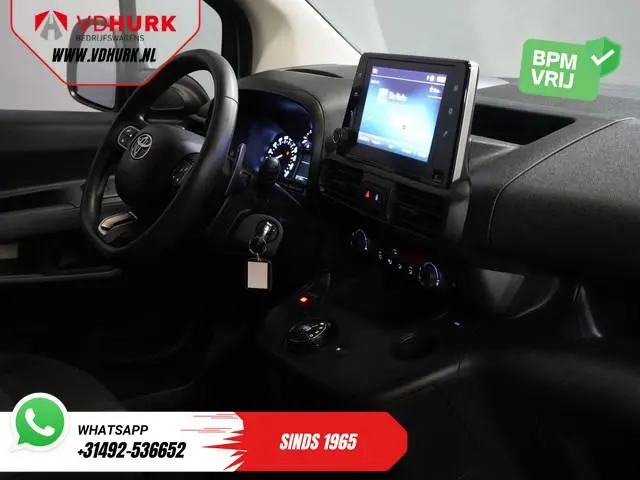 Toyota PROACE CITY 1.5 D-4D 130 PK Aut. 3 Pers./ Carplay/ Airco/ Camera/ Standkachel/ LMV/ Trekhaak/...