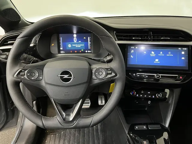 Opel Corsa 1.2 Turbo Automaat GS Line Airco Carplay Navigatie Cruise Control Full LED 16" Black Whee...