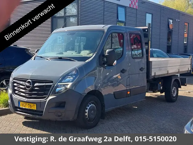 Opel Movano 2.3 CDTI BiTurbo L3 DC Kipper Dubbele Cabine | Airco | Elektrische ramen |