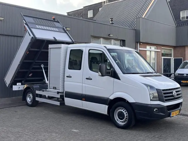 Volkswagen Crafter 35 2.0 TDI DC Maxi Kipper 3500kg trekgewicht Euro 6 Airco Cruise controle 6-Perso...