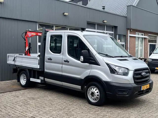 Ford Transit 350 2.0 TDCI DC Laadkraan Telefoonverbinding 3-Persoons Telefoonverbinding 1e eigenaar...