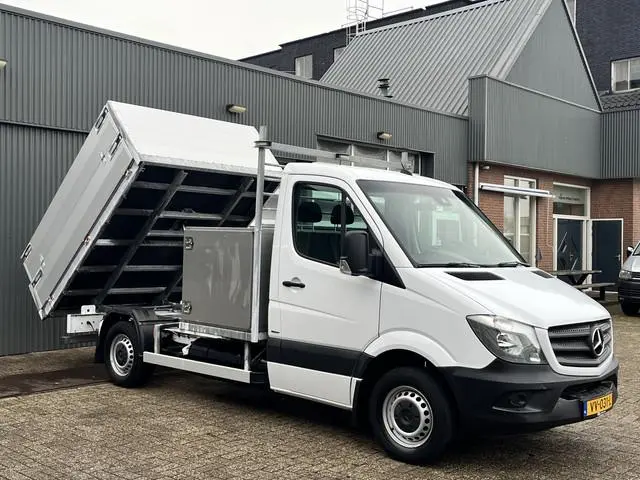 Mercedes-Benz Sprinter 316 1.8 NGT 366 CNG en Benzine 157pk Automaat Pick-up Open laadbak Kipper Ger...