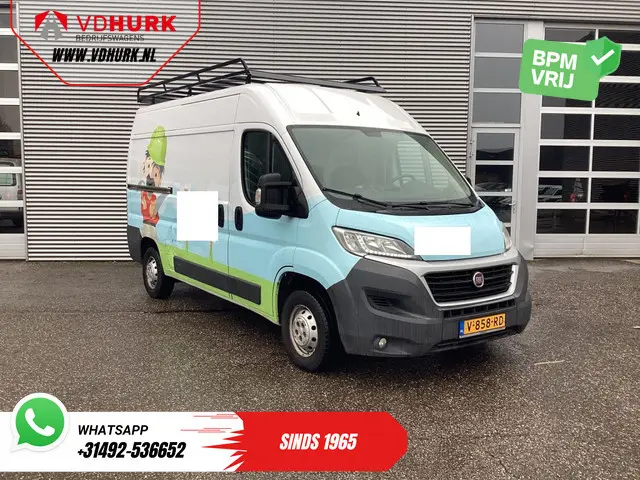 Fiat Ducato 2.3 MJ 130 pk L2H2 Imperiaal + Ladder/ Climate/ Navi/ DAB/ PDC/ Cruise/ Trekhaak