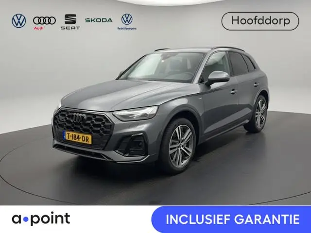 Audi Q5 50 TFSI e S edition 299PK S-tronic | 91% SOH | 2x S-line | Zwart optiek | Clima | Zwenkbare...