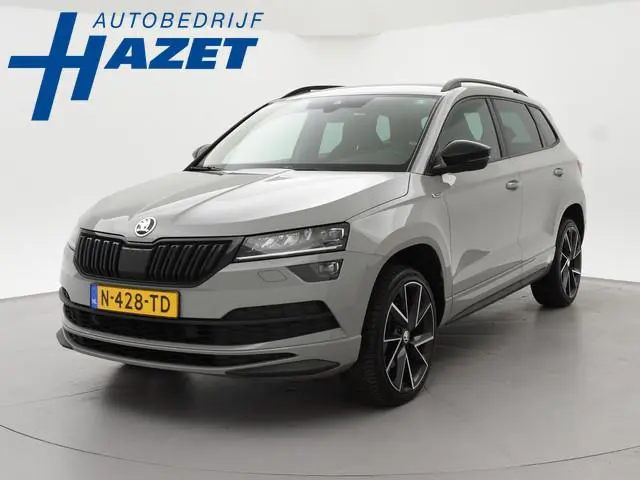 Skoda Karoq 1.5 TSI ACT 150 PK DSG SPORTLINE + CANTON AUDIO | STEEL GREY | CAMERA | 19 INCH | VIRTUA...