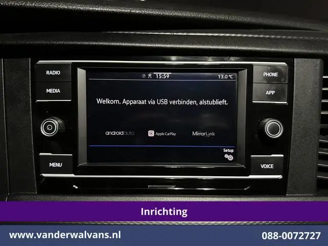 Volkswagen Transporter 2.0 TDI L2H1 inrichting Euro6 Airco | Omvormer | Camera | Imperiaal | Apple C...