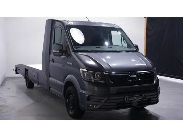 MAN TGE 2.0 TDI 140 pk Autotransporter Airco, Luchtvering Apple Carplay, Trekhaak 3.500 kg, Cruise C...
