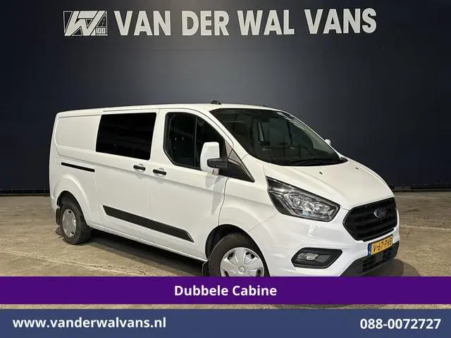 Ford Transit Custom 2.0 TDCI 130pk L2H1 Dubbele Cabine Euro6 Airco | 6-Zits | Camera | Apple Carplay...