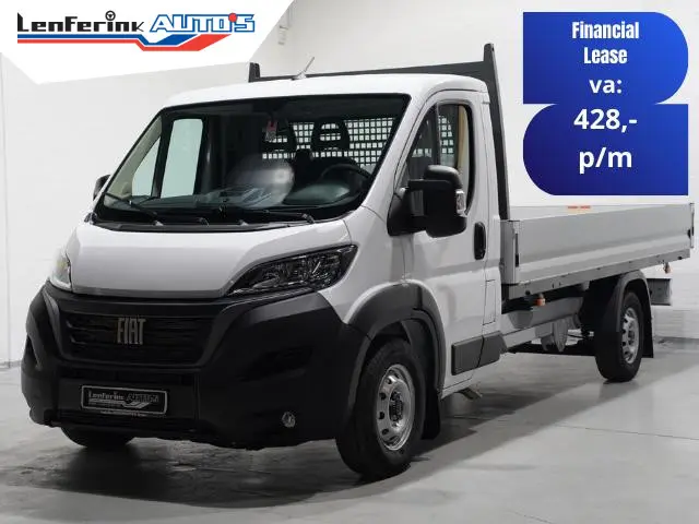 Fiat Ducato 2.2 MJet 140 pk L4 Pick Up / Open Laadbak  Airco, Cruise Control, 3-Zits, LxBxH 420x202x...