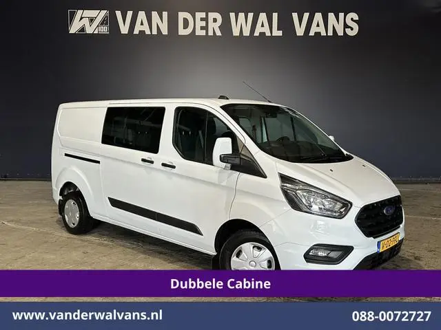 Ford Transit Custom 2.0 TDCI 131pk L2H1 Dubbele Cabine Euro6 Airco | 6-Zits | LED | Cruisecontrol |...